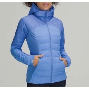 Lululemon Down For It All Jacket Pipe Dream Blue Women’s 12 Slim Fit  PrimaLoft
